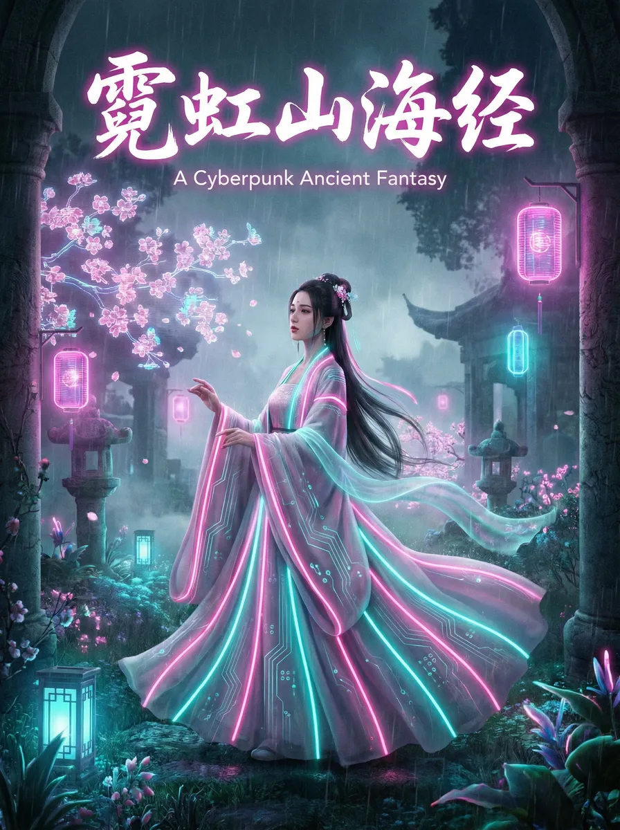 免费毛a 古风奇缘短剧 - 霓虹山海经海报